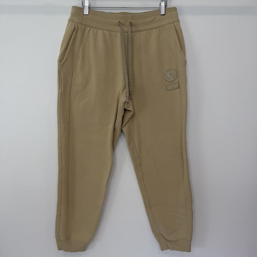Lululemon Team Canada Scuba Jogger Womens 10 Tan Trench Olympic Maple Leaf
